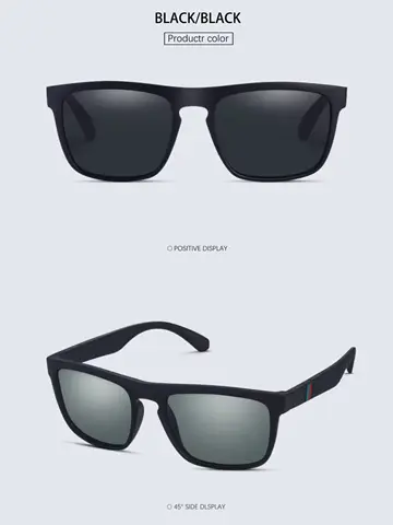 Fashion Square Vintage Polarized Sunglasses Men Women Retro Driving Fishing  Sun Glasses UV400 Eyewear