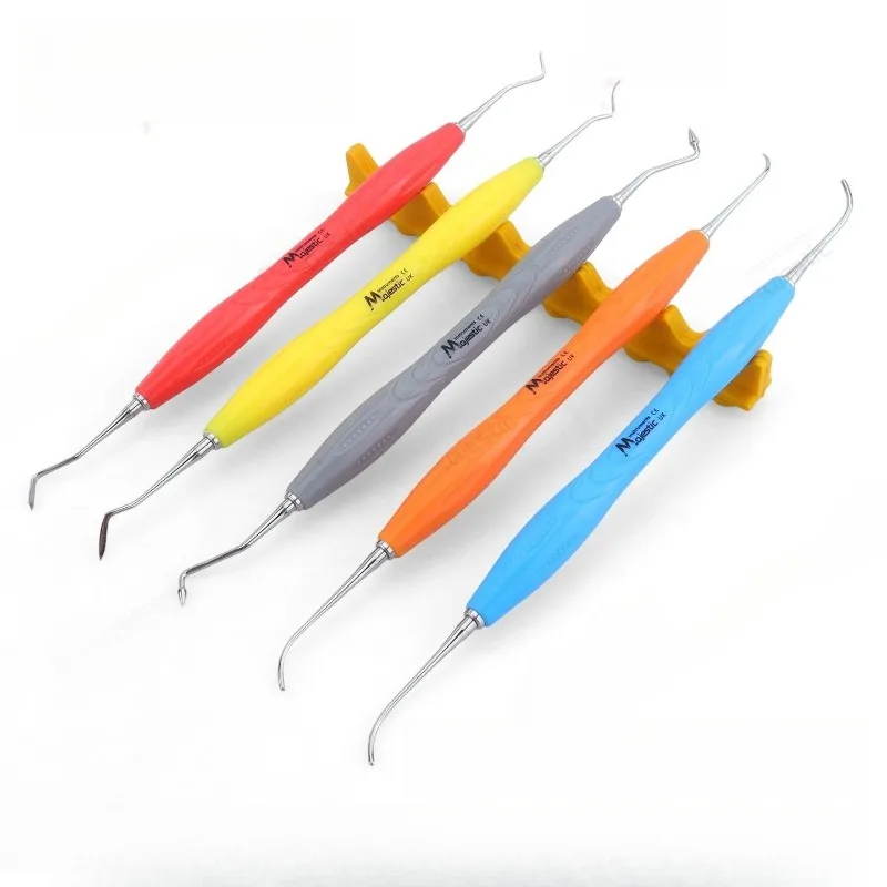 Lab Resin Filler Silicone Handle High Temperature Resistant Oral Fillings Excavation and Packing Dressing Tool, Repair Tool