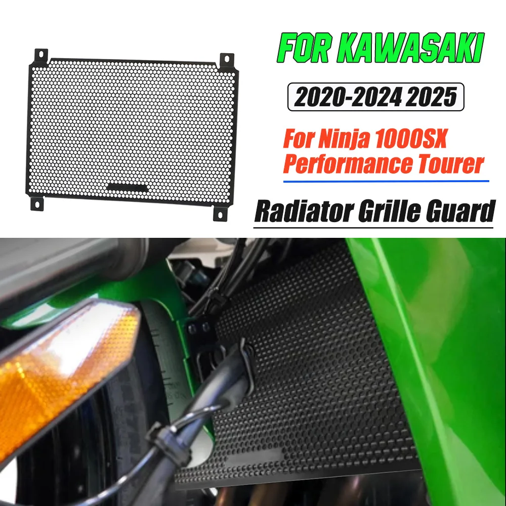 

Motocycle Radiator Grille Cover Water Tank Guard Protection FOR Kawasaki Ninja 1000SX Performance Tourer 2020-2025 2024 2023