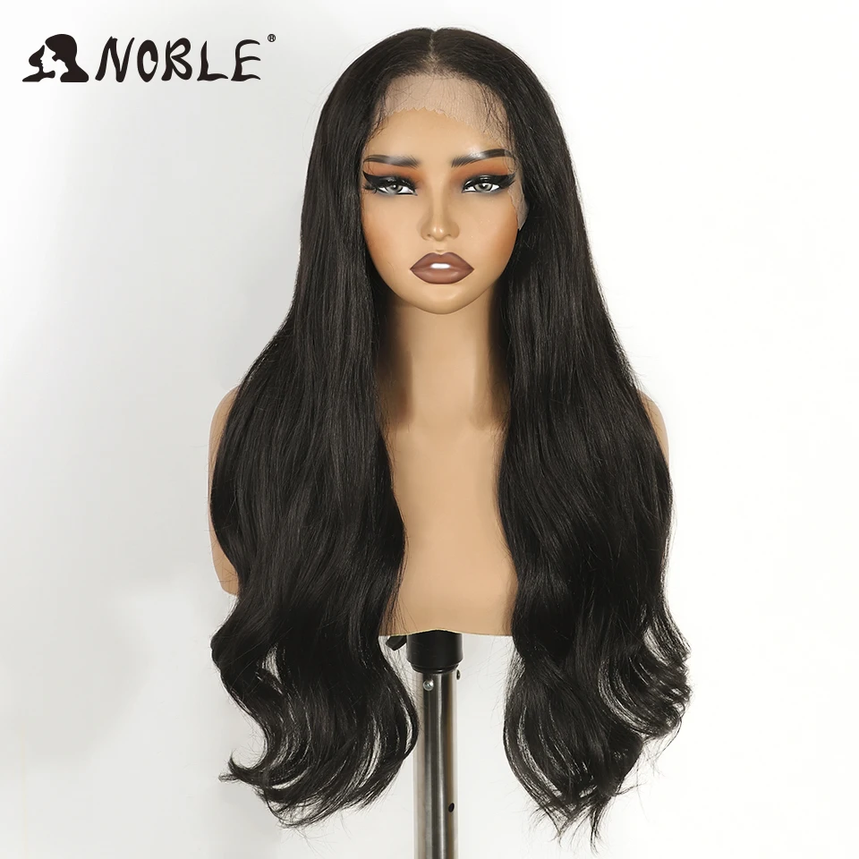 Edle synthetische Lace-Front-Perücke, Cosplay, 13x6 Lace-Front-Perücke, 26 Zoll, gewellte Lace-Perücke für Damen, Lace-Front-Perücke, Ombré-Blond-Perücke – Detail 10