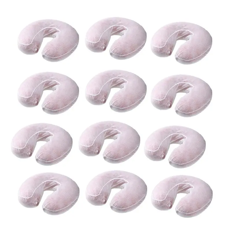 AT13 100 Pcs Disposable Headrest Covers Disposable Massage Covers Massage Headrest Covers U Shaped Cradle Cover For Massage