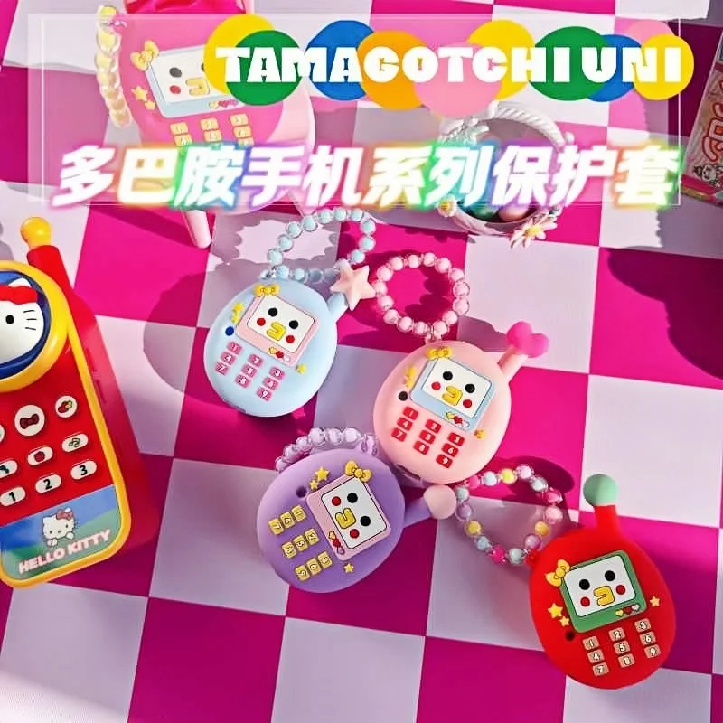 

Tamagotchi Uni Ретро защитный чехол дофамина, силиконовый чехол с антенной, ночник, анти-осенний декор, мультяшный кулон