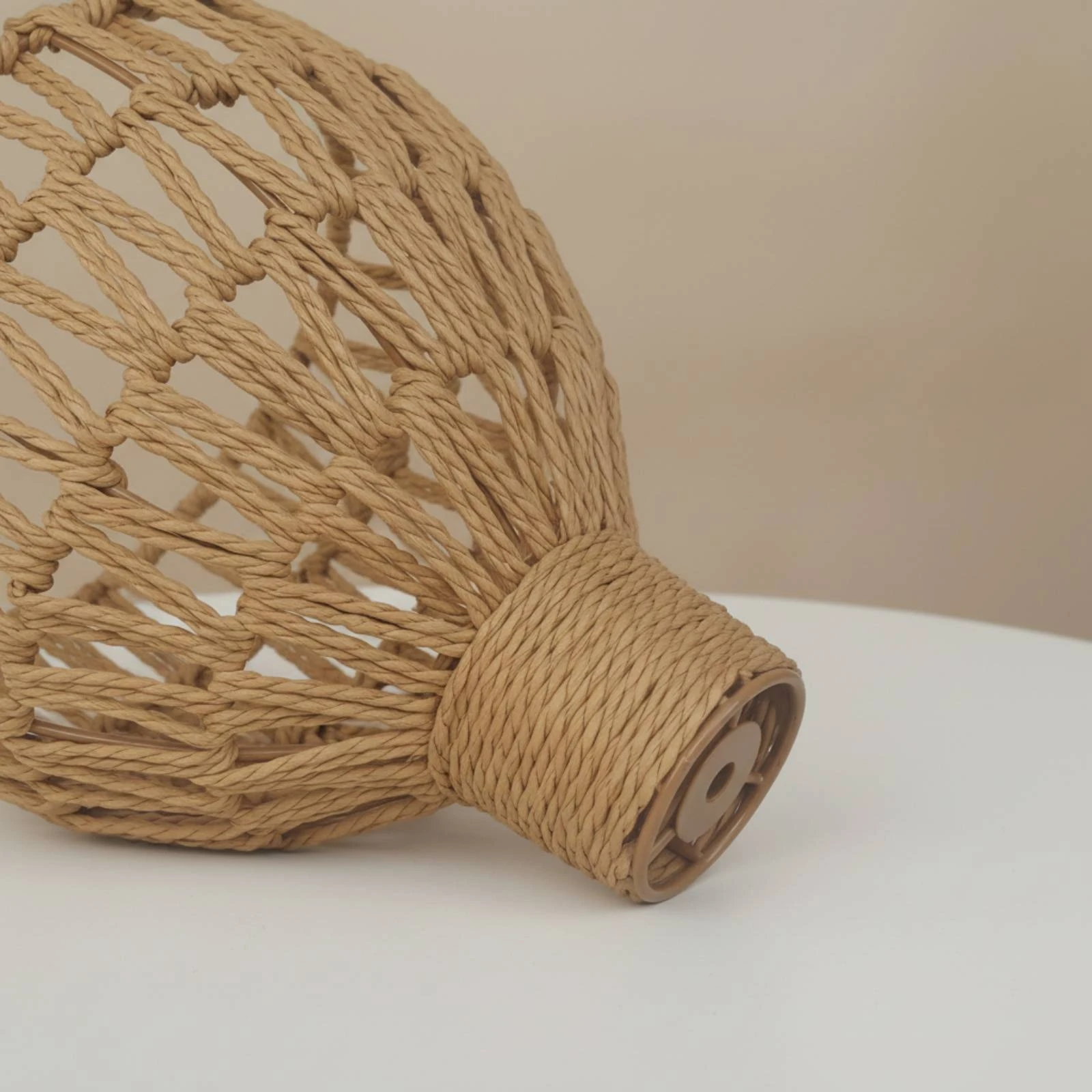 Woven Hanging Lampshade Rustic Rope Lampshade Woven Lamp Shade Handmade Boho Hanging Shade Handmade