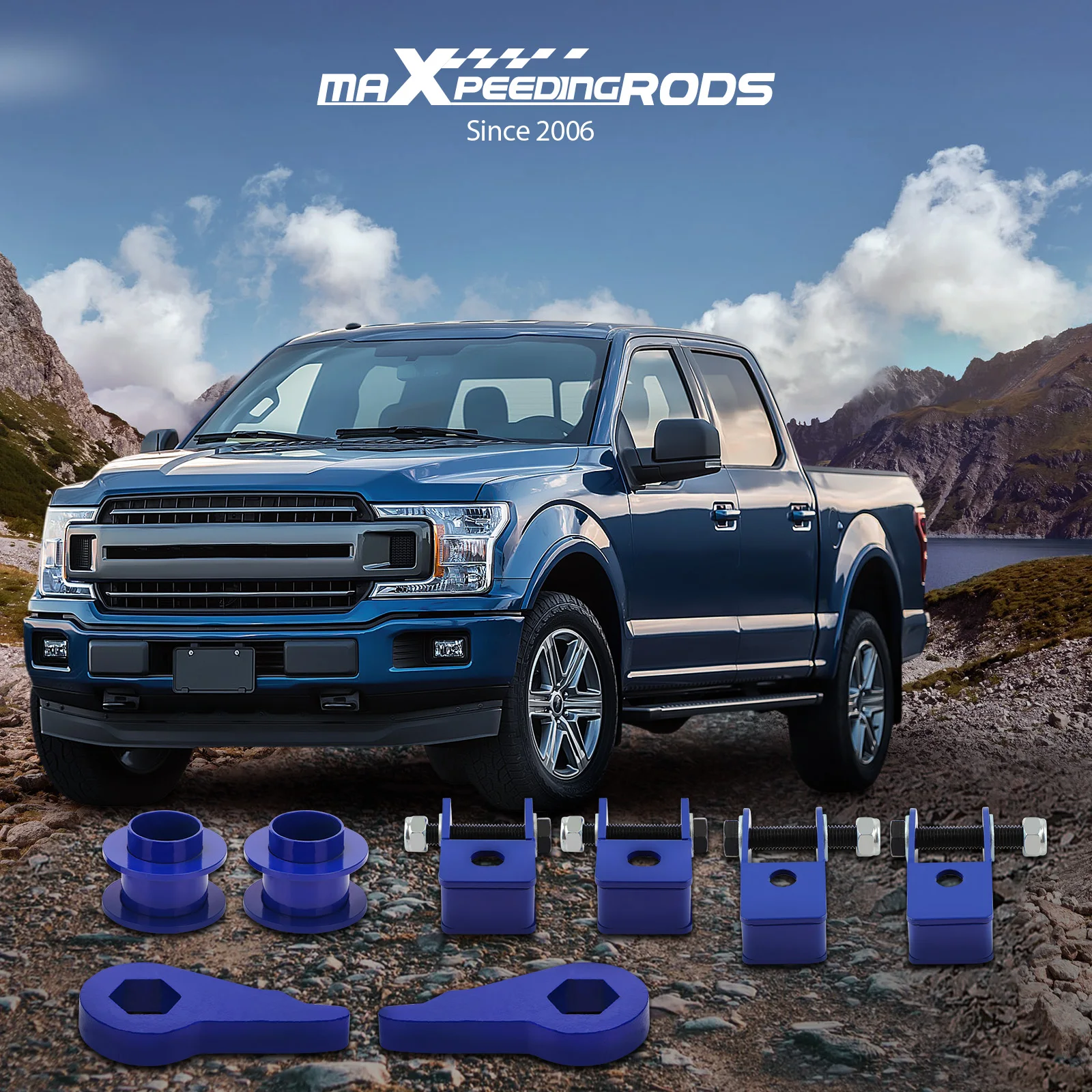 

Full Lift Kit Front 3" Rear 2" for GMC Yukon Chevy Suburban Tahoe 2002 03 04-06 for Chevy Avalanche Tahoe 02-06 Extenders 6-Lug