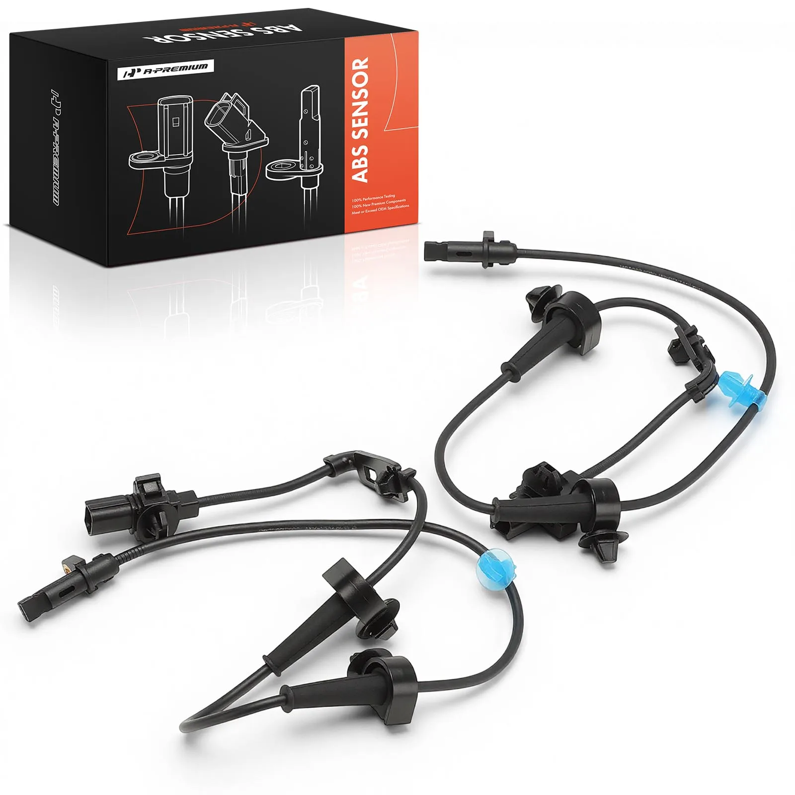 A-Premium 2Pcs Front Driver & Passenger Side ABS Wheel Speed Sensor for Honda Civic 2012-2013 Acura ILX 2013-2022