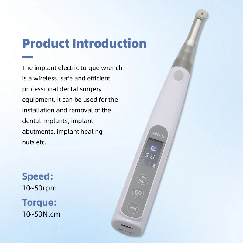 Impianto dentale portatile chiave dinamometrica elettrica Driver odontoiatria strumenti di riparazione dell'impianto universale con viti da 16 pezzi