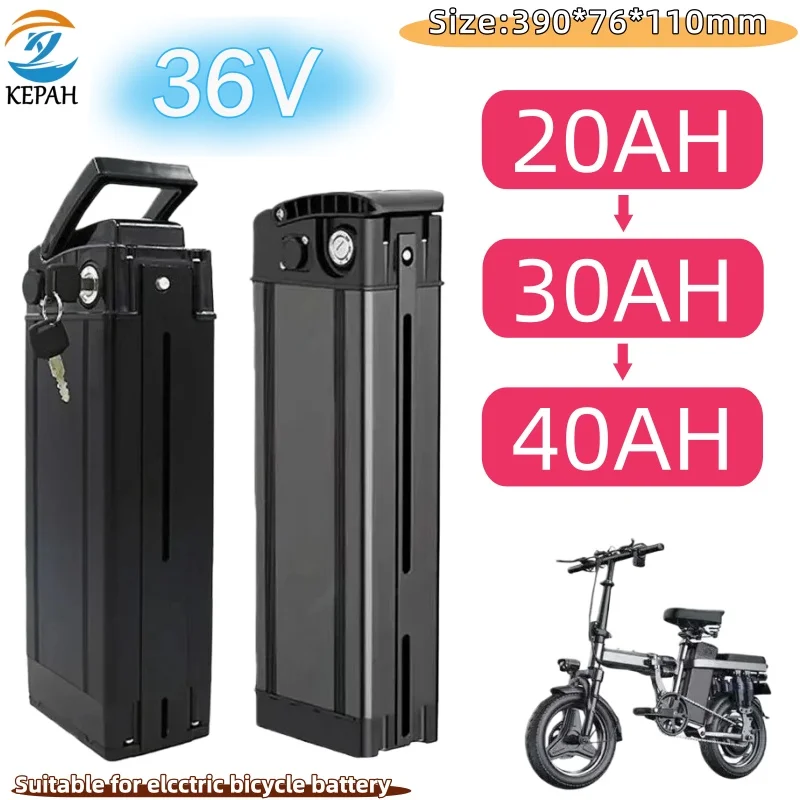 New 36V 15Ah 20Ah 30Ah 40Ah 18650 High-Capacity Lithium Battery With Ultra-Long Batter Life Suitable for Silverfish Motors Below