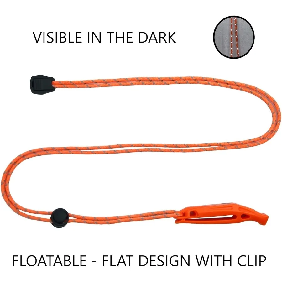 Emergency Whistles with Lanyard Safety Whistle Survival Shrill Loud Blast for Kayak Life Vest Jacket Boating Fishing Boat Campi