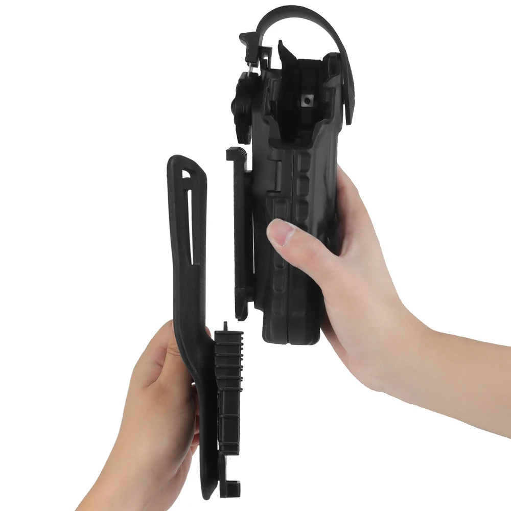 Quick-release Holster P320 M17/M18 Pistol Holster Hunting Accessory Double Safety Lock Box System QLS