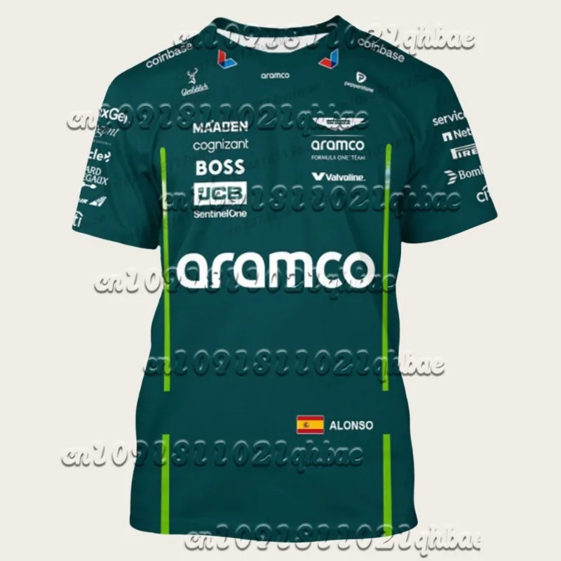 

MOTO outdoor sports F1 racer sportswear men's and women's short sleeved T-shirt competition summer training shirt