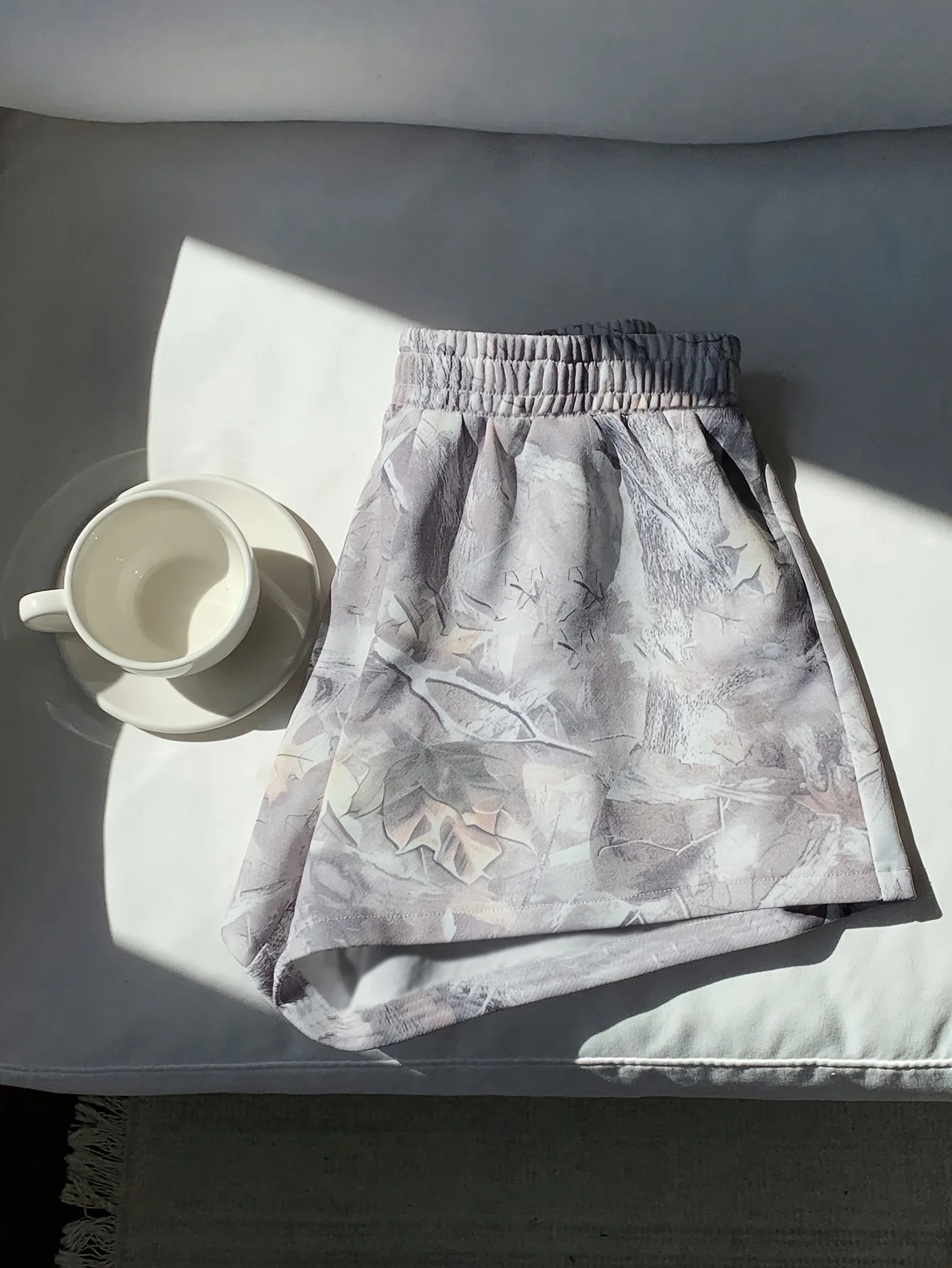 Women Casual Mixed Floral Print Shorts, Vacation Beach Loose Fit Summer Hot Pants