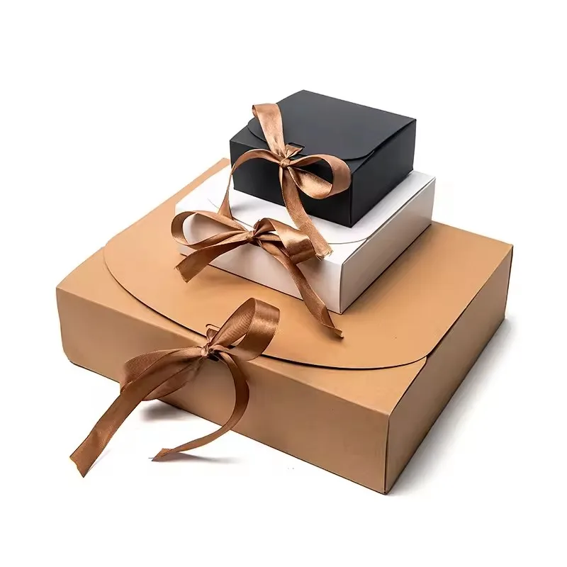 10PCS Multi-Size Paper Gift Boxes for Celebrations
