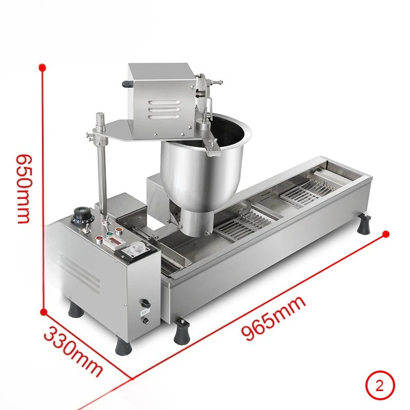 Commercial donut machine Automatic donut oil fryer Large capacity donut frying equipment