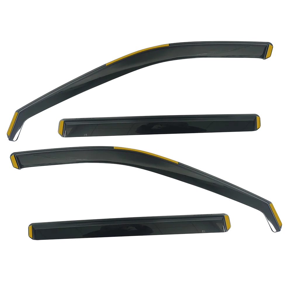 In Channel Rain Guards For TOYOTA Grand Highlander 2024+ Inside Wind Deflectors Window 4 DOORS Vent Visors Windbreakers