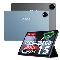 XGODY 2025 Q17 Tablet A573 Octa-Core CPU 11 inch 2K HD Touch Screen 16GB RAM 256GB ROM Android 15 8000mAh 13MP+8MP Camera