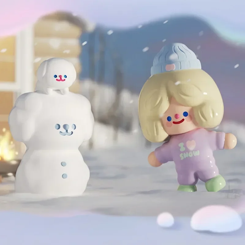 Finding Unicorn RiCO Happy Winter Days Series Blind Box Anime Action Figure Guess Bag Ornaments Figurines Home Decor Dolls Model