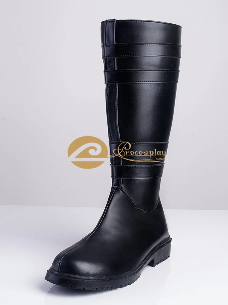 Kylo Cosplay Ren Stiefel Schwarze Schuhe für Männer Halloween Rollenspiel