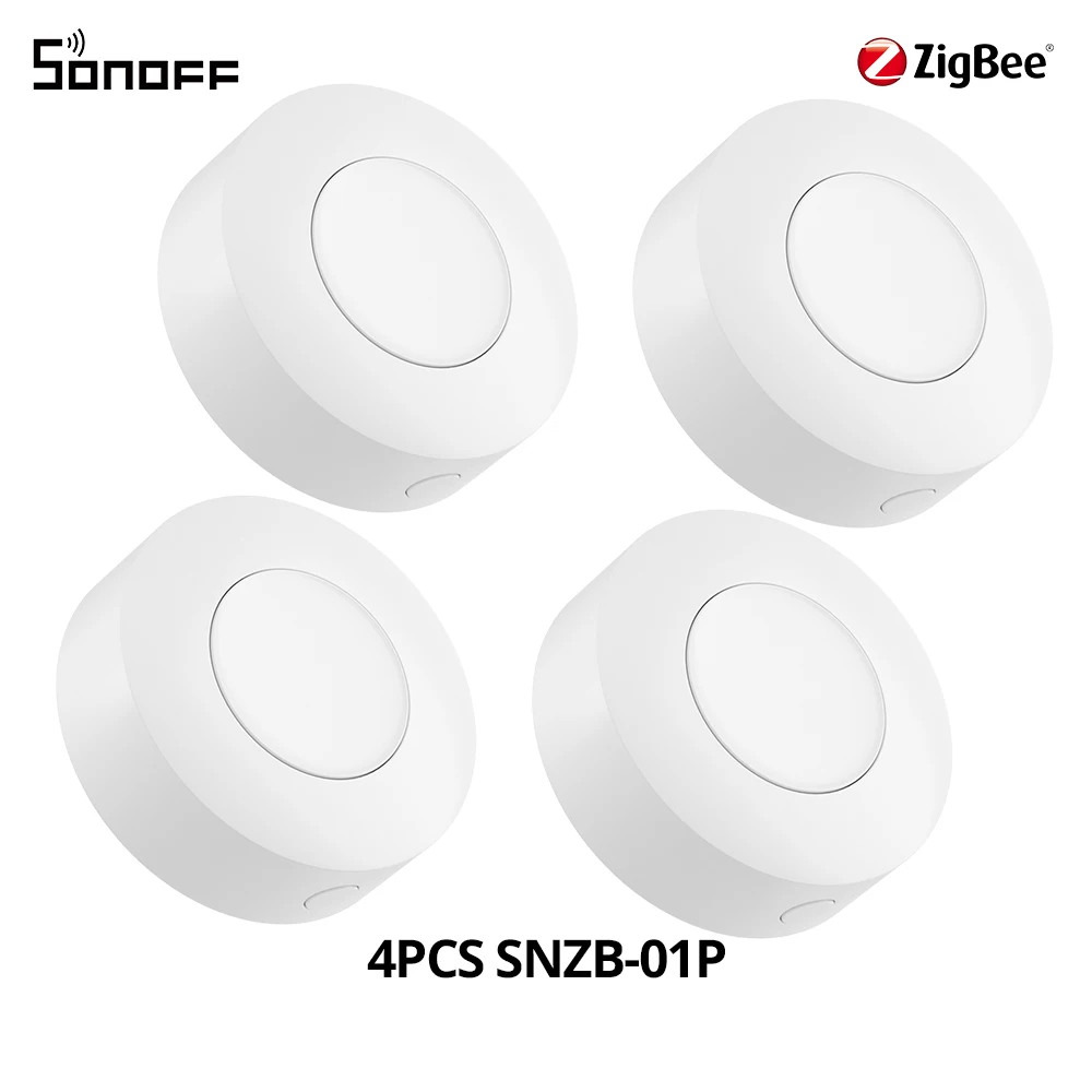 SONOFF SNZB-01P Smart Zigbee draadloze schakelaar 1-10PCS Smart Scene via eWeLink tweewegbediening met TX Ultimate NSPanel Pro Switch