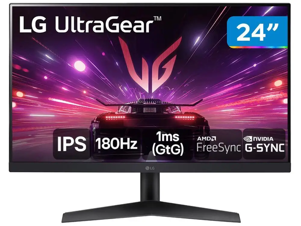 180Hz Ultrawide 1Ms LG 24GS60F-B.AWZM 24 "Full HD IPS HDMI DisplayPort FreeSync 24GS60F-B Gamer Monitor