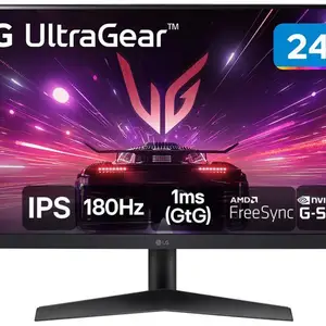 شاشة ألعاب LG 24GS60F-B 180 هرتز فائقة الاتساع 1 مللي ثانية. أوزم 24 أعلى 8 مبيعات لشاشات تلفزيون LG - رقم 1
