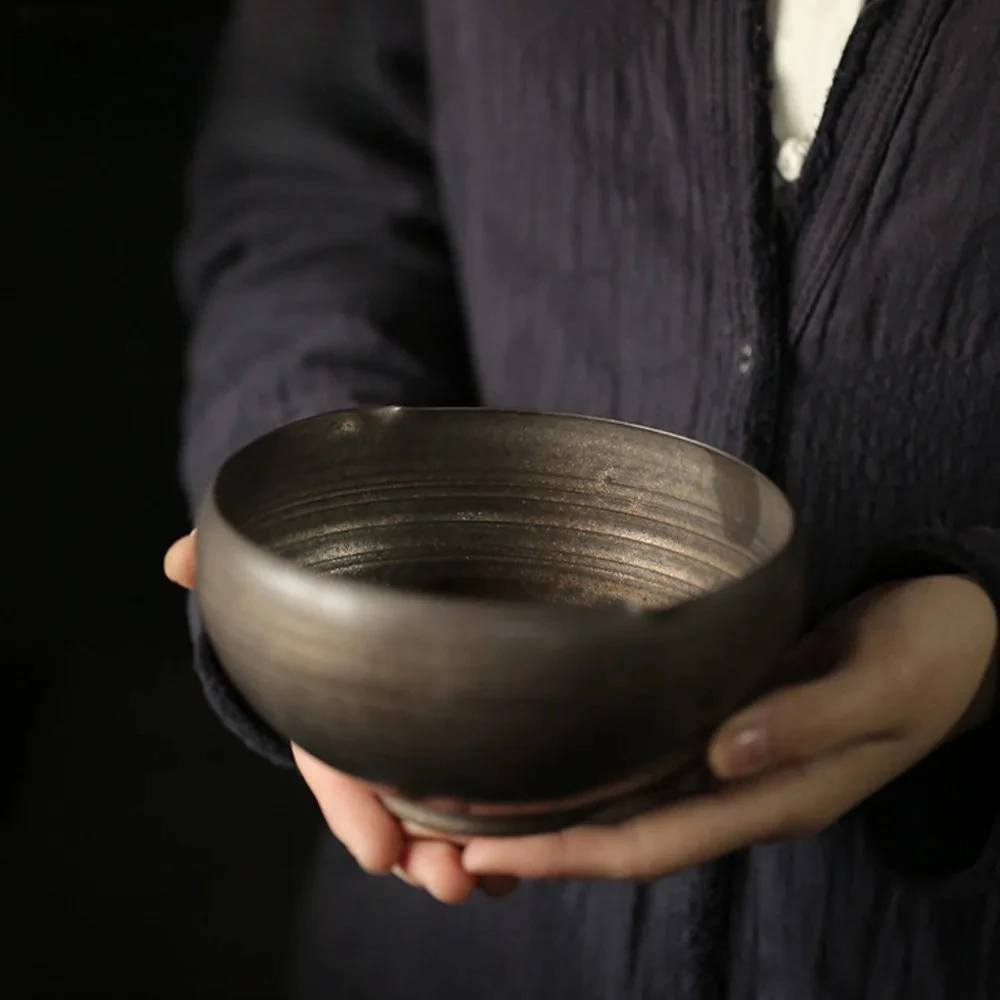 

600 мл тонкая шина ручной работы, чаша для мытья чая, японская железная глазурь, кисть для письма Jianshui, шайба Chaxi Matcha, чайные аксессуары, украшение