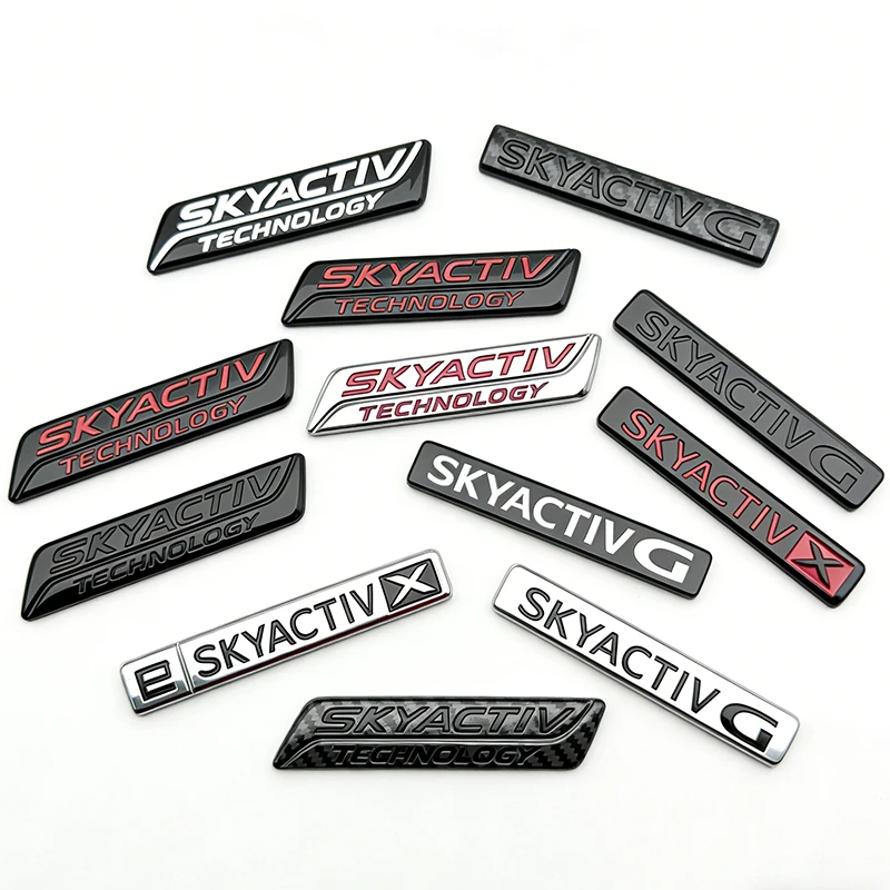 ABS MAZDA SKYACTIV Emblem Aufkleber Multi-Style für Auto Kotflügel Kofferraum Heck | Mazda3-6 Serie Auto-Außendekorationszubehör – Detail 5