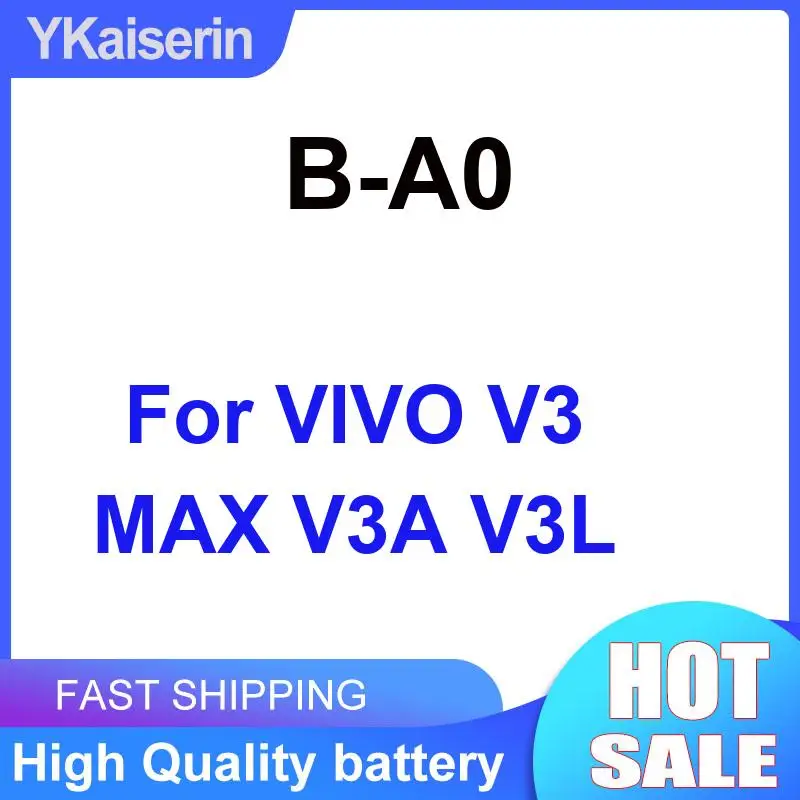 B-A0 3080Mah Mobile Phone Battery Prolonged Performance For Vivo V3 Max V3A V3L