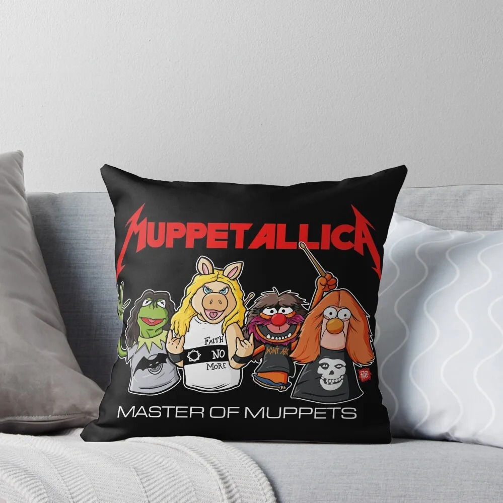 

Muppetallica Throw Pillow Sofa Cushion Cover autumn pillowcase home decor items Pillowcases Bed Cushions pillow