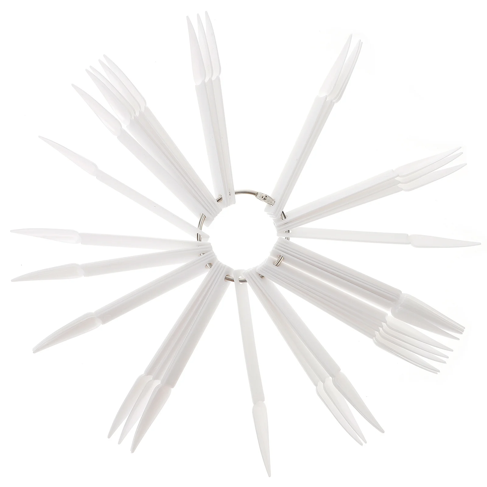 150 قطعة من أطراف عرض ألوان الأظافر على شكل مروحة قابلة للطي لجل تلميع مثالي لصالونات التجميل والممارسة المنزلية وأطراف الأظافر