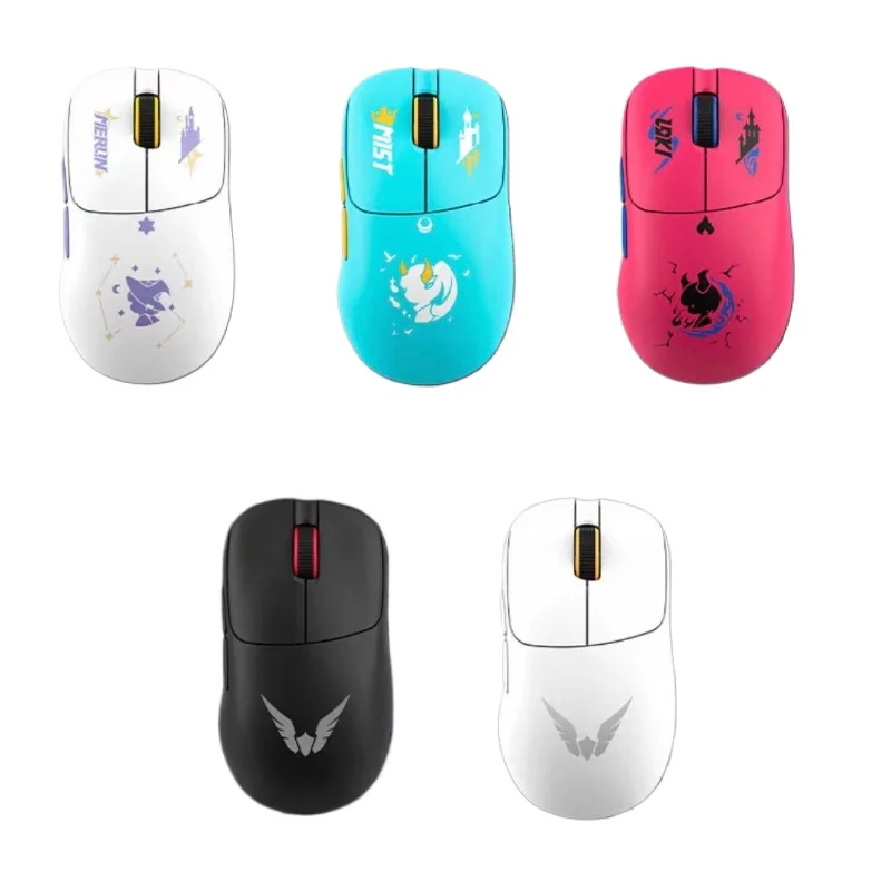 

VALKYRIE VK M2 Трехрежимная беспроводная мышь Bluetooth Легкая RGB с низкой задержкой PAW3395 42000 точек на дюйм Индивидуальная игровая мышь для киберспорта