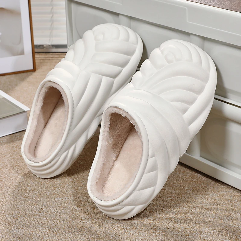 Heren Eva Slipper Plus Katoen Warm Te Houden Gemakkelijk Schoon Te Maken Comfortabel Trendy All-Match Explosieve Stijl Eenvoudige Jonge Mode Slippers