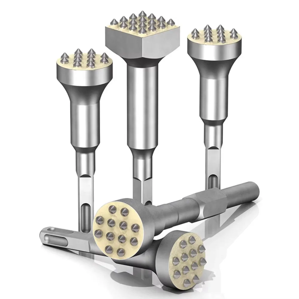 SDS PLUS Carbide Alloy Hammer 12/16Teeth Marble Stone Electric Hammer Drill Bit Max Rotary Round Hammer Drill Bits