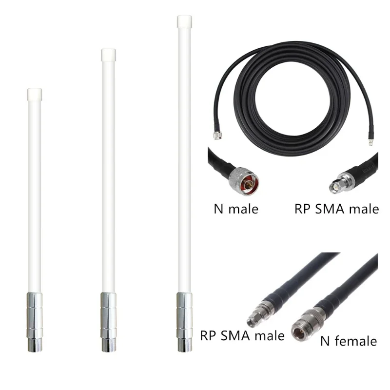 Helium 3dbi 6dbi 8.5dbi 10dbi 12dbi Lora Antenna 868Mhz 915Mhz Fiberglass High Gain Outdoor Helium Antenna