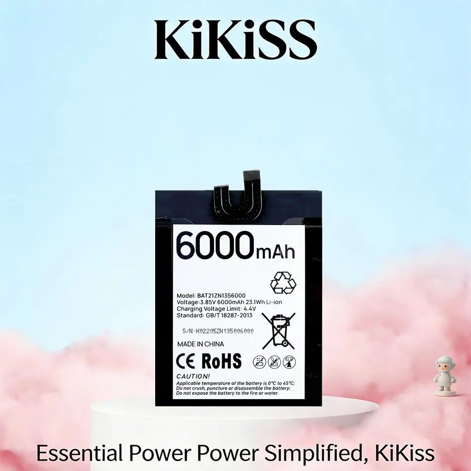 Reliable Power Supply Mobile Phone Battery For Doogee S98 BAT21ZN1356000 6000mAh