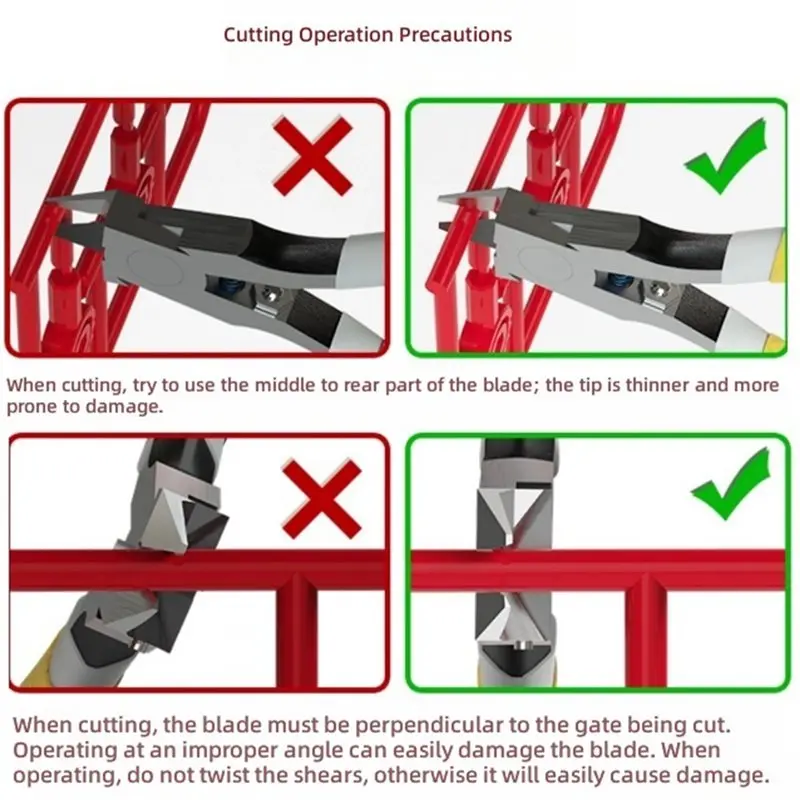 AINY-HM-105 Ultra Thin Single Blade Scissors Pliers Photo-Etch Cutting Nippers For Model Craft And DIY Projects