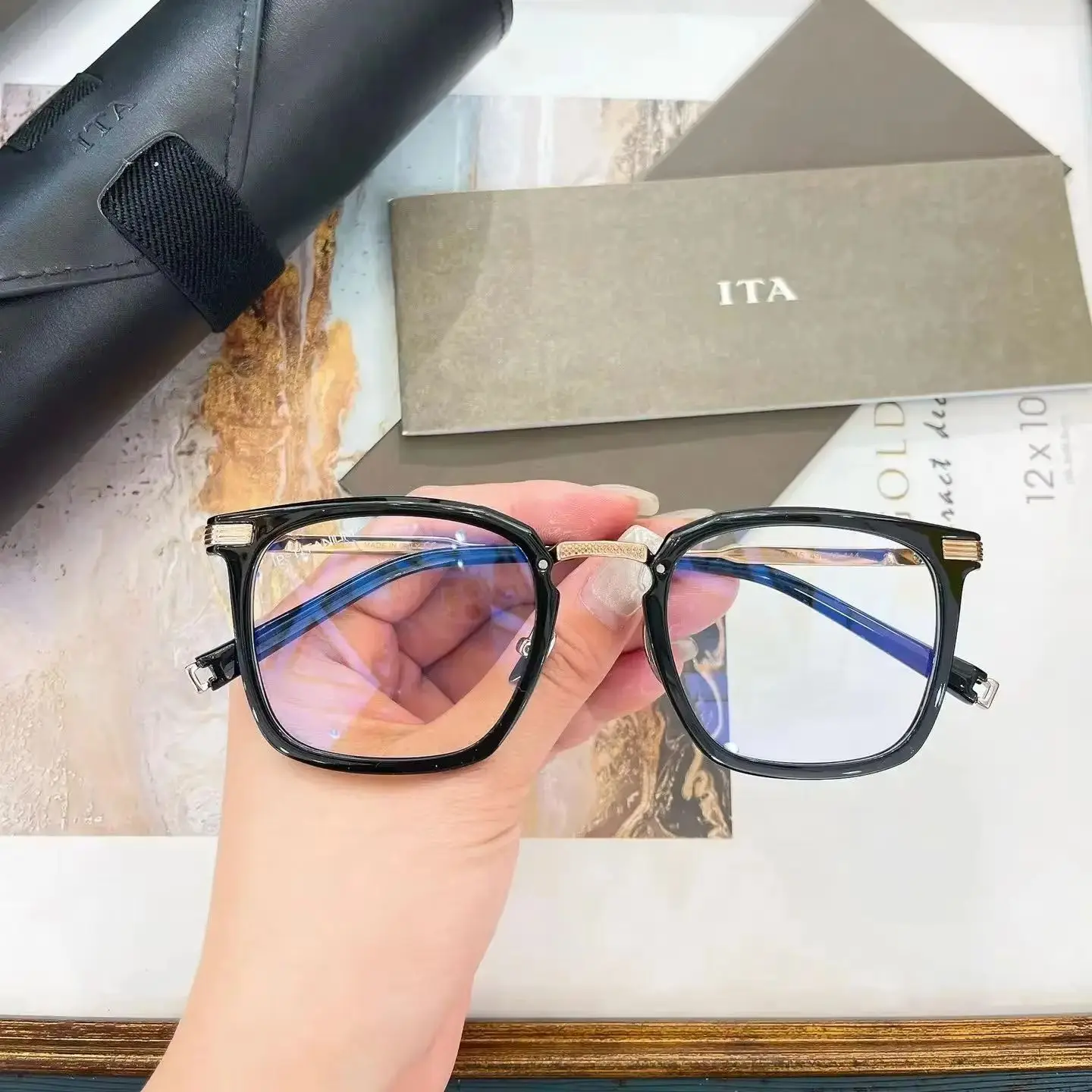 

New Arrival ADITA DLX415 UV400 Polarized Clear Lens Business Men Eyewear Casual Premium Luxury Design Trend Women Sunglasses