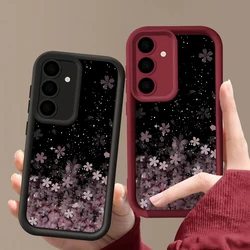 Cherry Blossom Phone Case For Samsung Galaxy S26 S23 S22 Ultra S25 S24 FE S25 Edge A57 A37 A17 A56 A16 A36 A55 A15 A54 TPU Cover