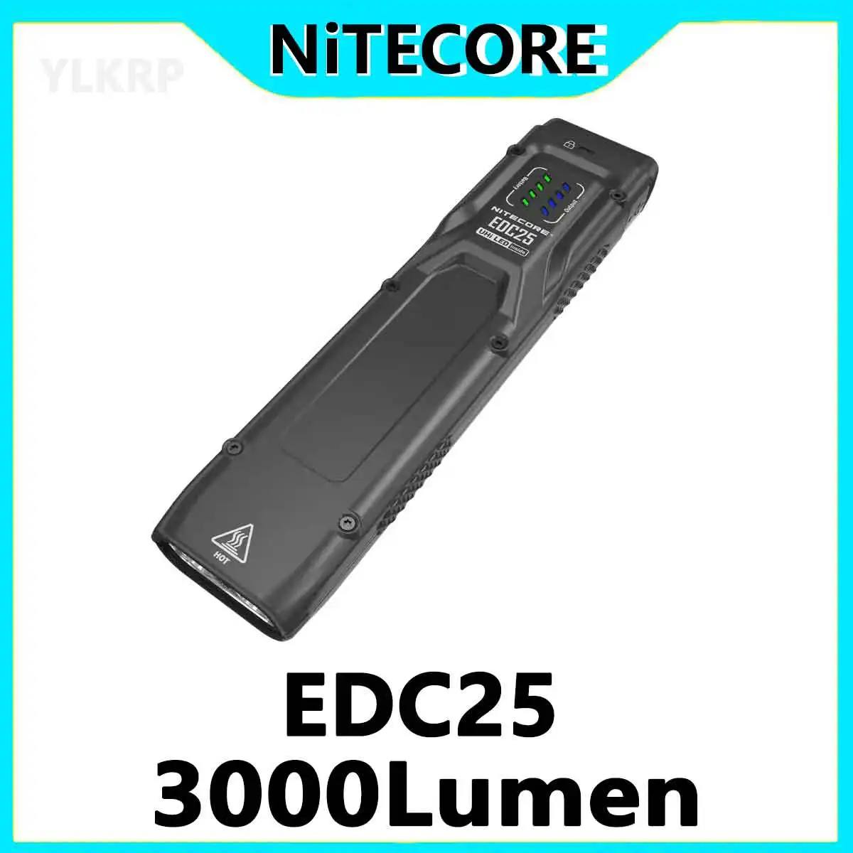 NITECORE EDC25 Built-in 1,700mAh Li-ion Battery  3,000 Lumens Gear, Outdoor/Camping, EDC