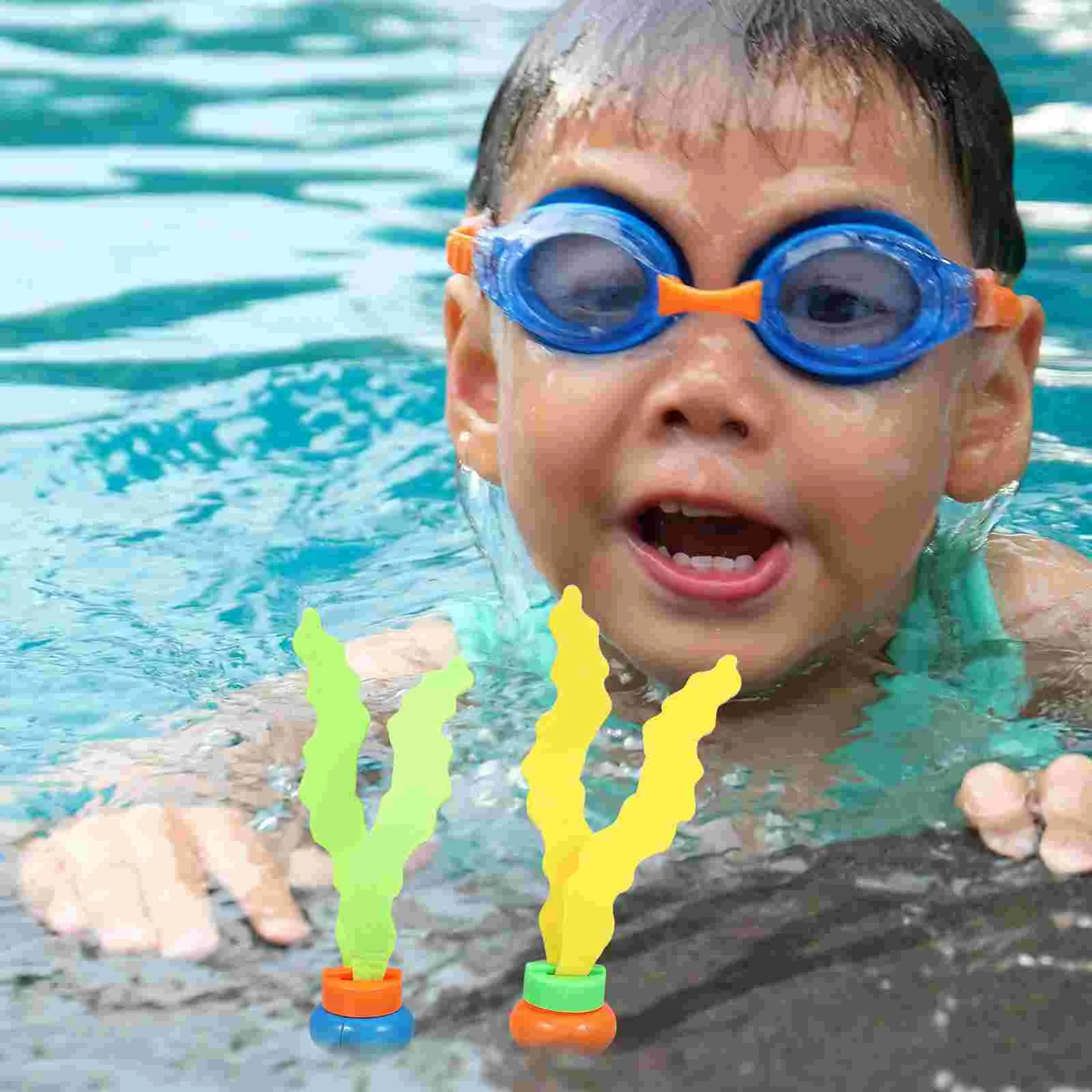 6 Pcs Diving Toys Swim for Kids 8-12 Pool Jellyfish Treasures Water Underwater Training Bath Kiddy Pools Ages 4-8 Child