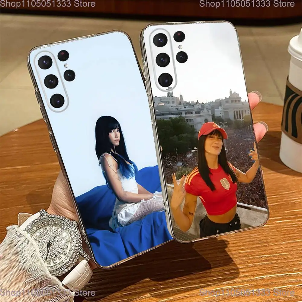 

A-Aitana Alpha-S Singer Phone Case For Samsung S24,30,21,22,23,20 FE,lite,PIus,Ultra,5G,Note,9,10 Transparent Cover