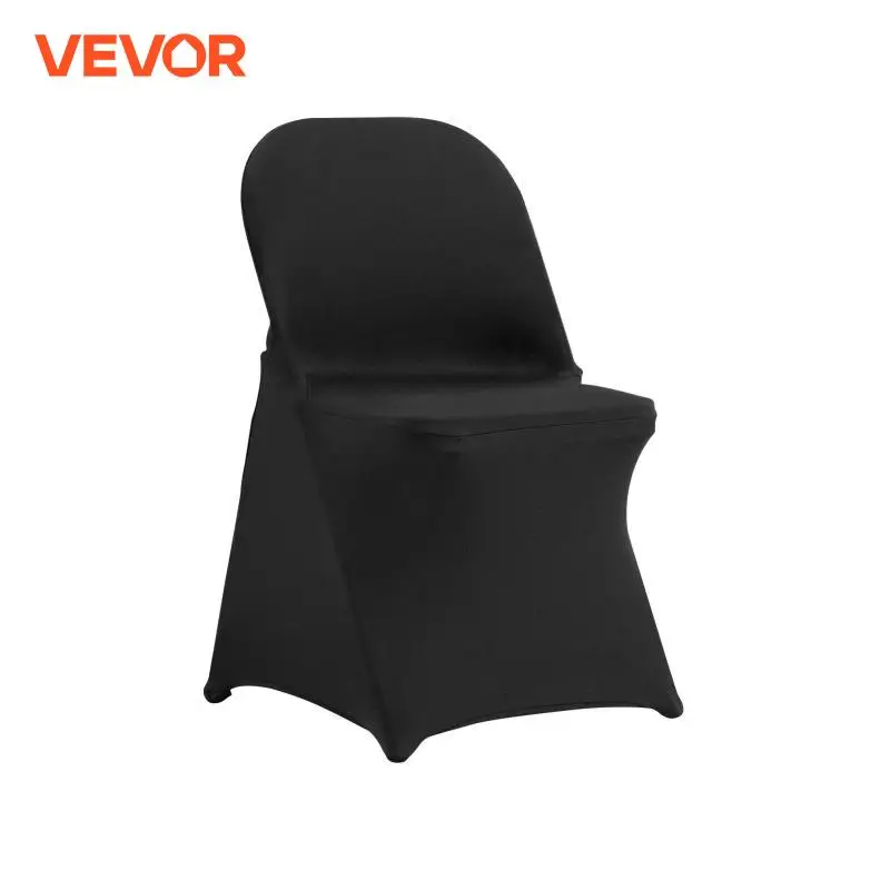 

VEVOR 30/50/100pcs Stretch Spandex Folding Chair Covers Universal Fitted Chair Cover Removable Washable Protective Slipcovers