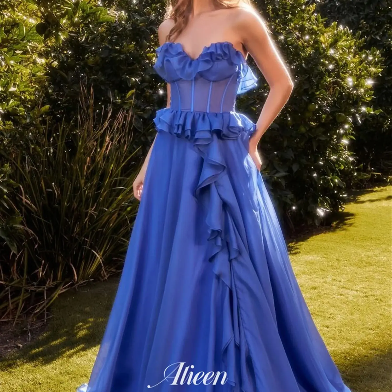 

Aileen Elegant Prom Dresses Luxury Evening Dresses 2024 Women Customized Women's Evening Dress Woman Party Special Occasions