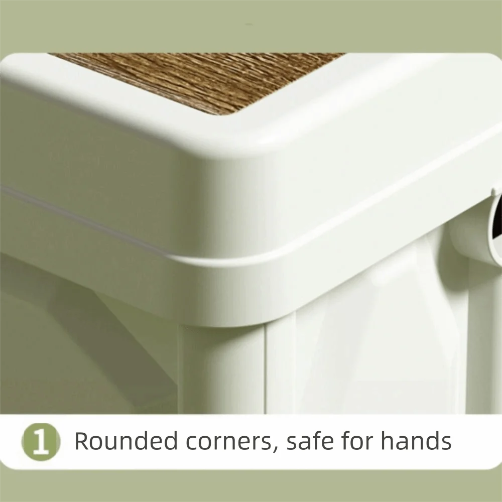 

Складной ящик для хранения с деревянной крышкой, многофункциональный пластиковый ящик для хранения в багажнике автомобиля, большой вместительный автомобильный контейнер для хранения автомобиля