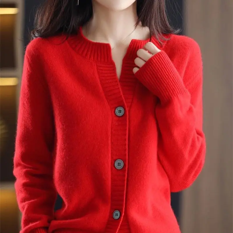 

Dongguan Daliang ort Knitted Sweater Cardigan Spring Autumn No Pilling New 2025 Sle Women's Faion Premium Quali