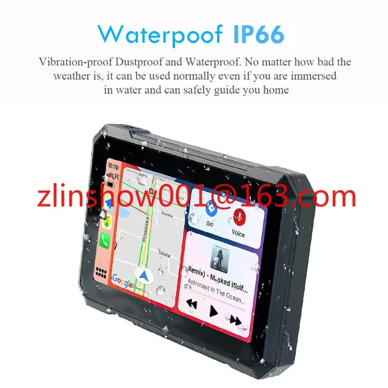 جديد 7 بوصة IPS Android 12 مقاوم للماء مجاني IGO أفضل ملاحة GPS للشاحنة من المصنع