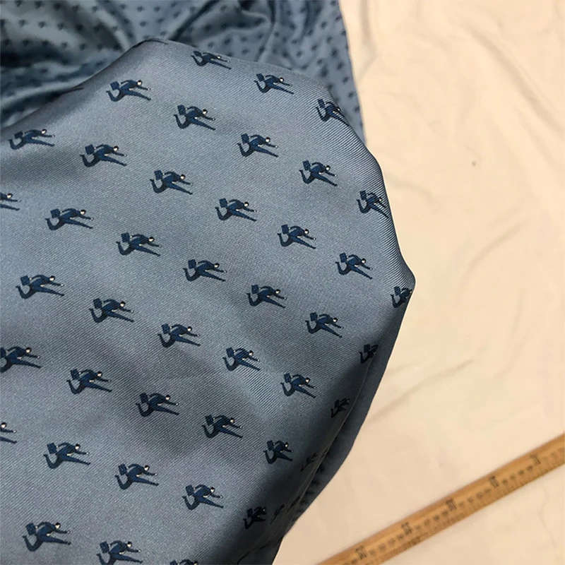 

1 метр, 100% шелк шелковицы, 15 мама, саржевая шелковая ткань, серый, синий, с принтом 114 см, ширина 44 дюйма по дворам CY030