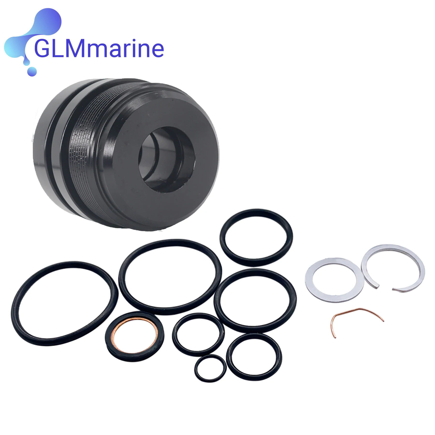For 806191T 25-87400A2 for MerCruiser R/MR/Alpha I Gen II Bravo End Cap Trim Cylinder w/ seals view 6
