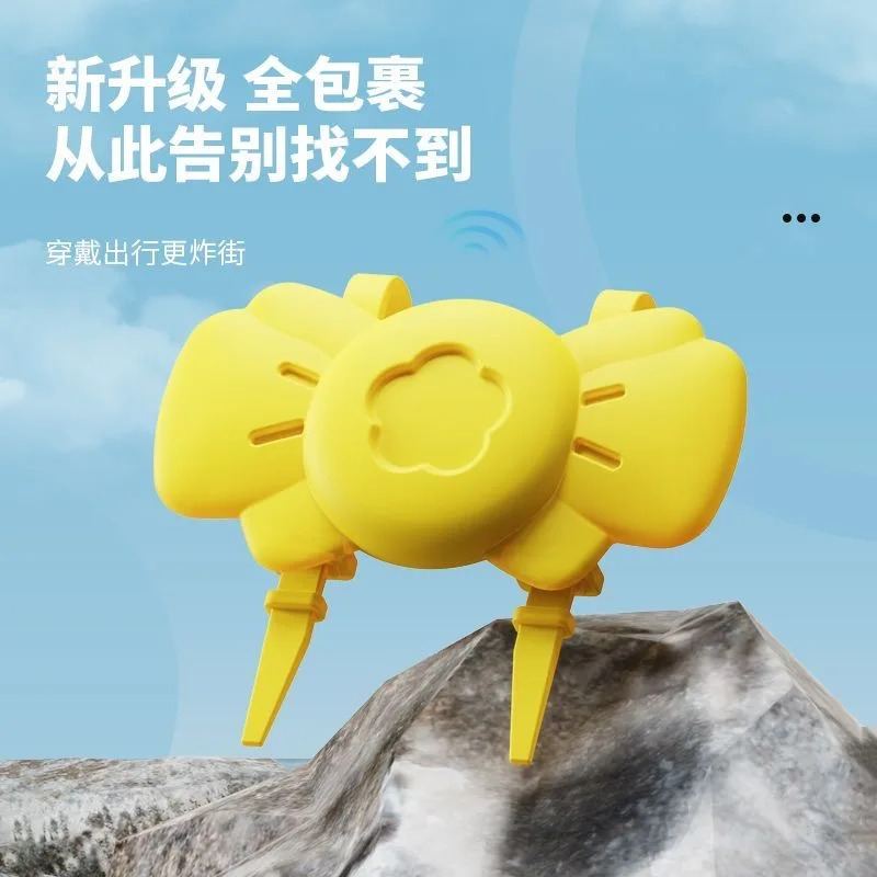 

For Airtag silicone positioning sleeve, bow pet locator protection sleeve, dog anti loss collar binding