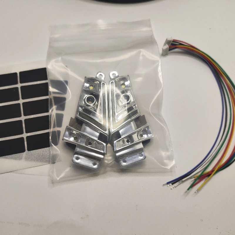 1 set di simulazione in esecuzione LED luce PCB sistema di fari per 1/14 Tamiya RC camion ribaltabile Volvo FH16