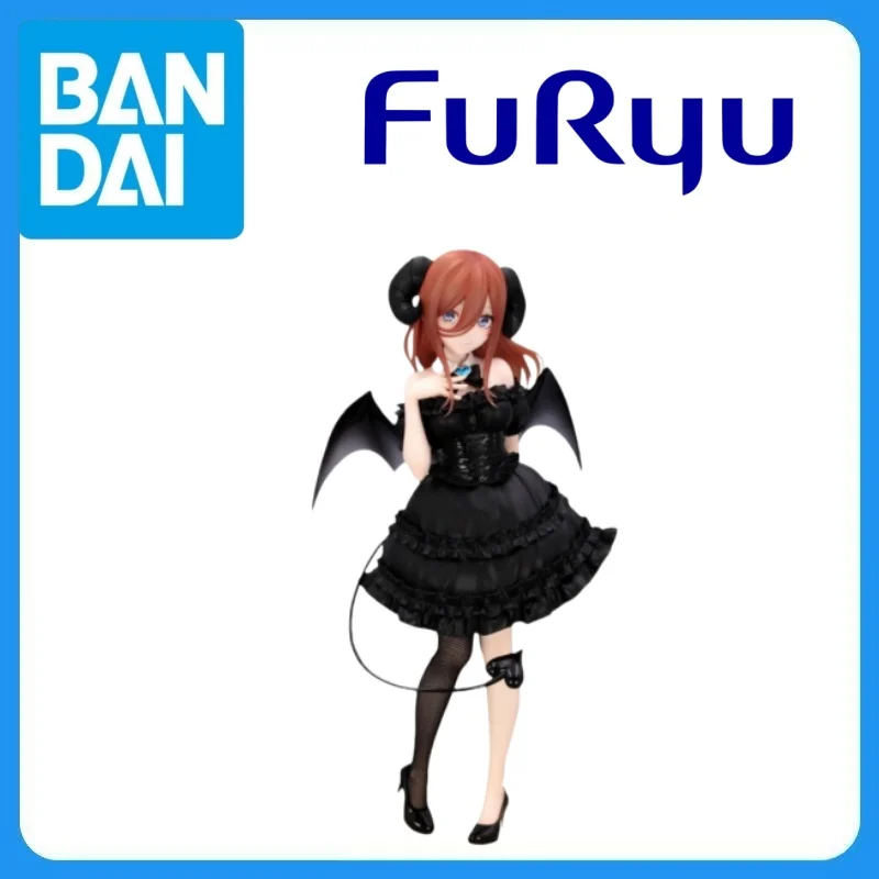 In Stock Genuine FuRyu Gotoubun No Hanayome* Nakano Miku BiCute Dark Anime Figure Garage Kit Anime Cartoon Model Decoration